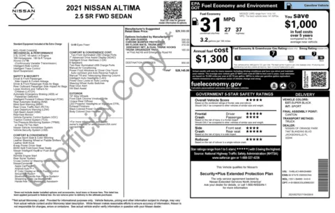 Photos of 2021 Nissan Altima 2.5 SR for sale in Jacksonville, FL at Auto Boutique Florida