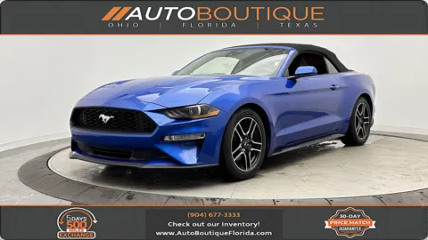 Blue 2021 Ford Mustang EcoBoost Premium for sale in Jacksonville, FL