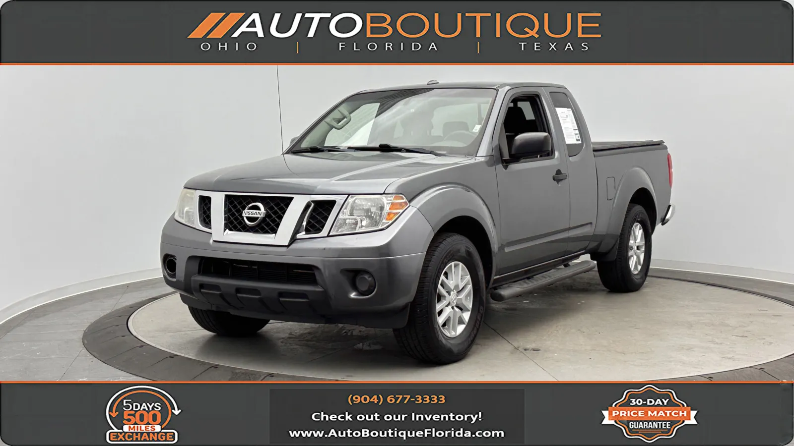 Gray 2017 Nissan Frontier SV for sale in Jacksonville, FL