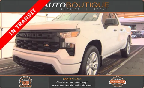 White 2024 Chevrolet Silverado 1500 Custom for sale in Jacksonville, FL