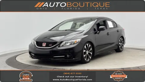 Black 2013 Honda Civic Sdn Si for sale in Jacksonville, FL