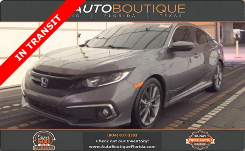 Gray 2020 Honda Civic Sedan EX for sale in Jacksonville, FL
