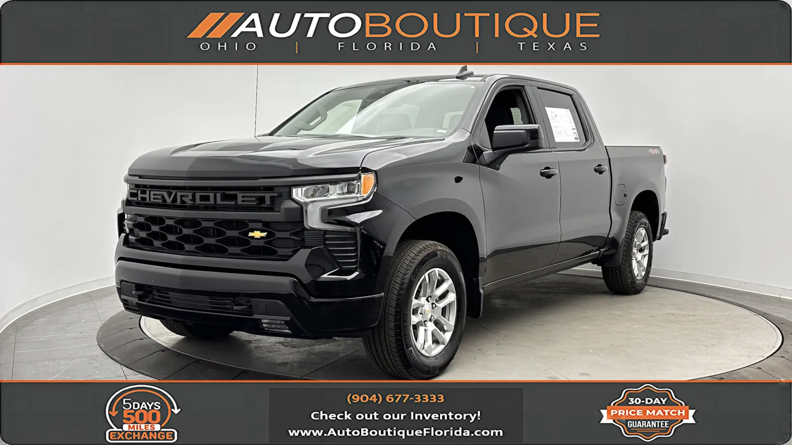 Black 2026 Chevrolet Silverado 1500 RST for sale in Jacksonville, FL