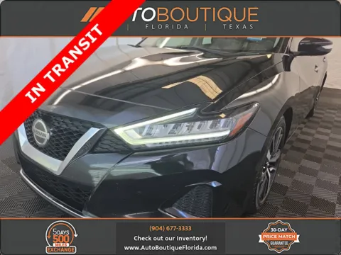 Black 2021 Nissan Maxima SV for sale in Jacksonville, FL
