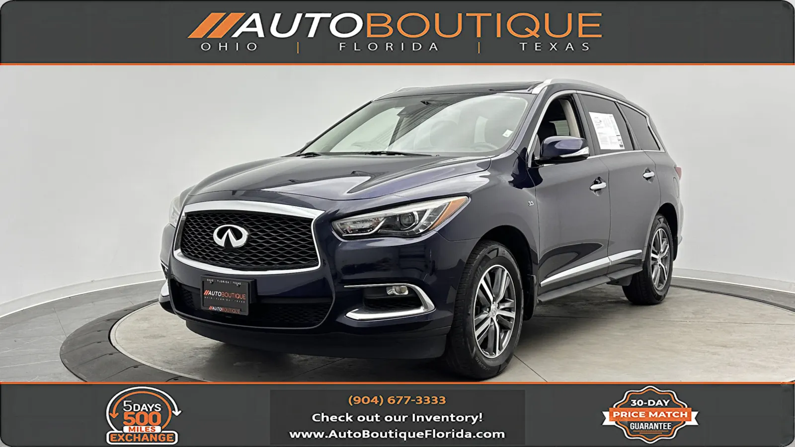 Blue 2020 INFINITI QX60 LUXE for sale in Jacksonville, FL