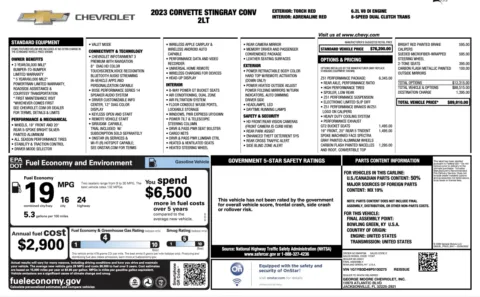 More photos of 2023 Chevrolet Corvette 2LT at Auto Boutique Florida, FL