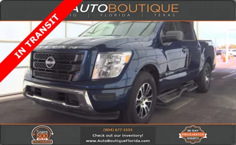 Blue 2023 Nissan Titan SV for sale in Jacksonville, FL