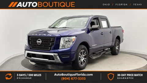 Blue 2023 Nissan Titan SV for sale in Jacksonville, FL