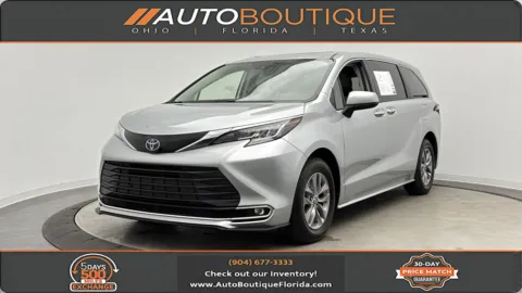 Silver 2022 Toyota Sienna XLE for sale in Jacksonville, FL