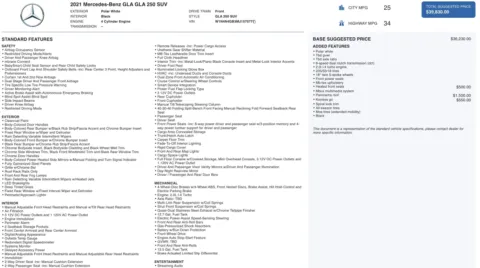 Photos of 2021 Mercedes-Benz GLA 250 for sale in Jacksonville, FL at Auto Boutique Florida