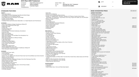 More photos of 2016 Ram 2500 Tradesman at Auto Boutique Florida, FL