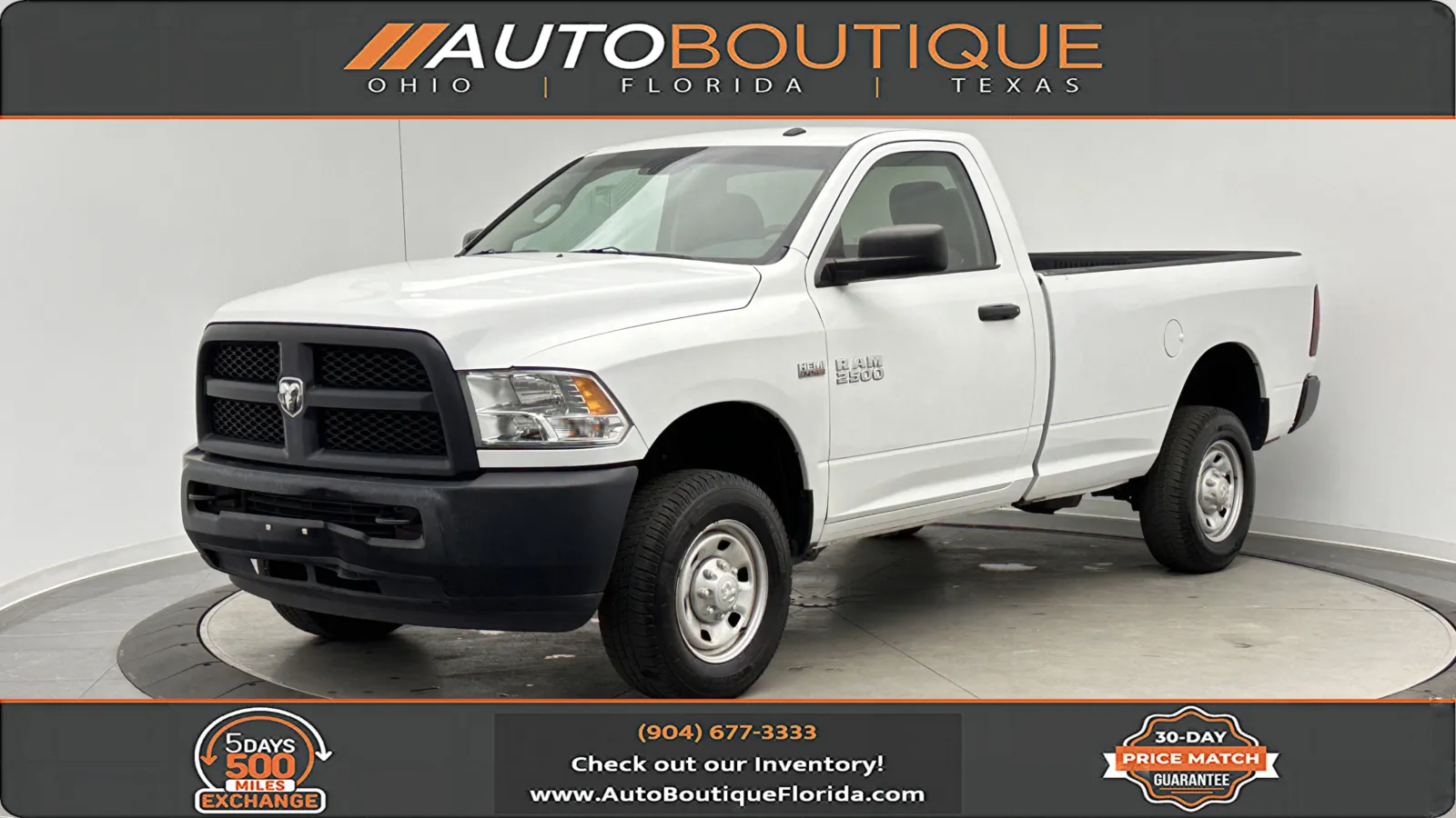 White 2016 Ram 2500 Tradesman for sale in Jacksonville, FL