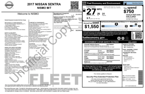 Photos of 2017 Nissan Sentra NISMO for sale in Jacksonville, FL at Auto Boutique Florida