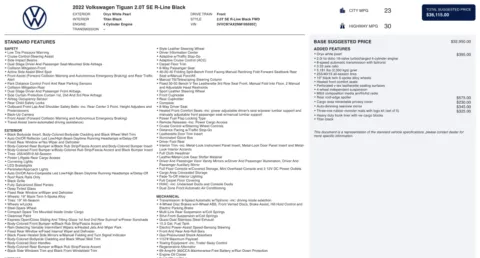 Photos of 2022 Volkswagen Tiguan SE R-Line Black for sale in Jacksonville, FL at Auto Boutique Florida