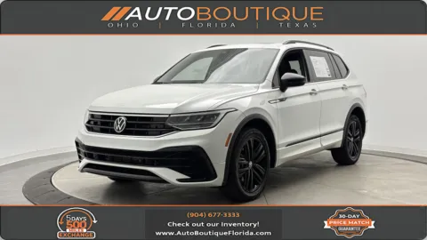 White 2022 Volkswagen Tiguan SE R-Line Black for sale in Jacksonville, FL