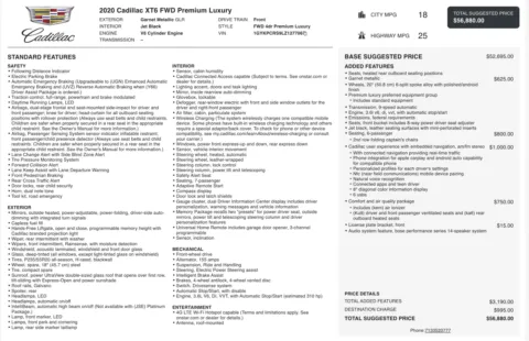 Photos of 2020 Cadillac XT6 FWD Premium Luxury for sale in Jacksonville, FL at Auto Boutique Florida