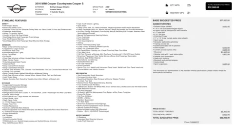 Photos of 2016 MINI Cooper Countryman S for sale in Jacksonville, FL at Auto Boutique Florida