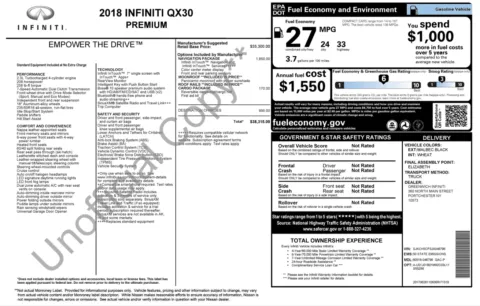 Photos of 2018 INFINITI QX30 Premium for sale in Jacksonville, FL at Auto Boutique Florida