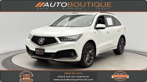 White 2019 Acura MDX w/Technology/A-Spec Pkg for sale in Jacksonville, FL