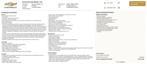 Photos of 2018 Chevrolet Malibu LS for sale in Jacksonville, FL at Auto Boutique Florida