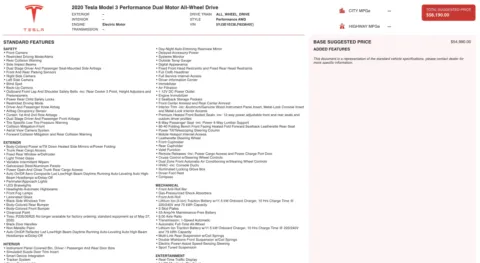 Photos of 2020 Tesla Model 3 Performance for sale in Jacksonville, FL at Auto Boutique Florida