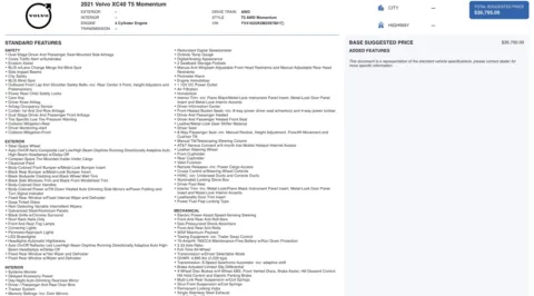 Photos of 2021 Volvo XC40 Momentum for sale in Jacksonville, FL at Auto Boutique Florida