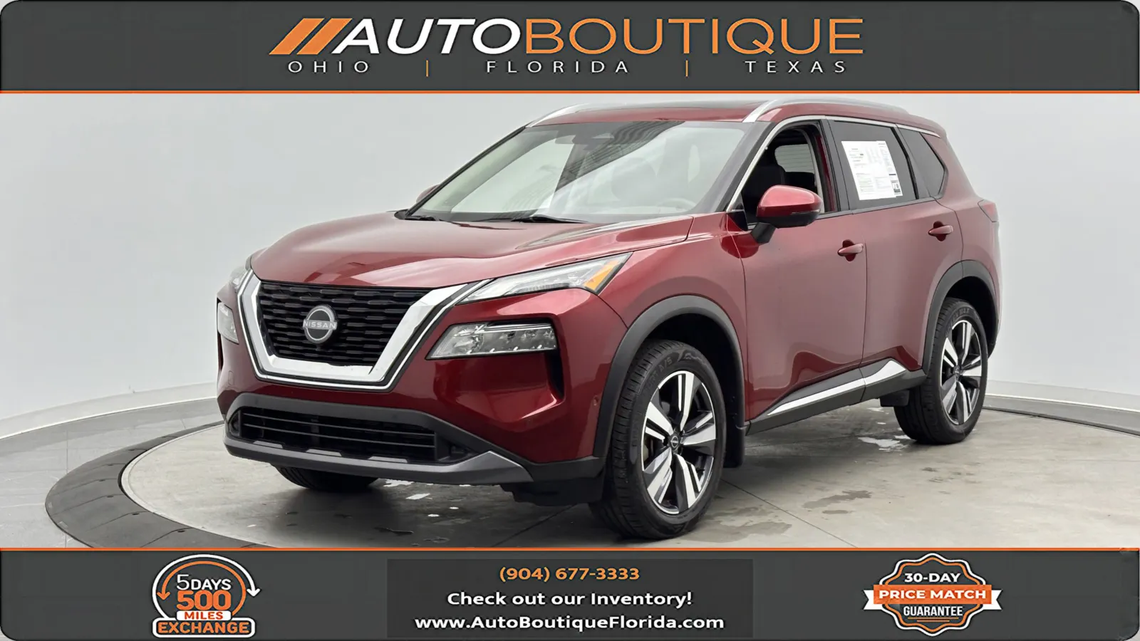 Red 2023 Nissan Rogue SL for sale in Jacksonville, FL