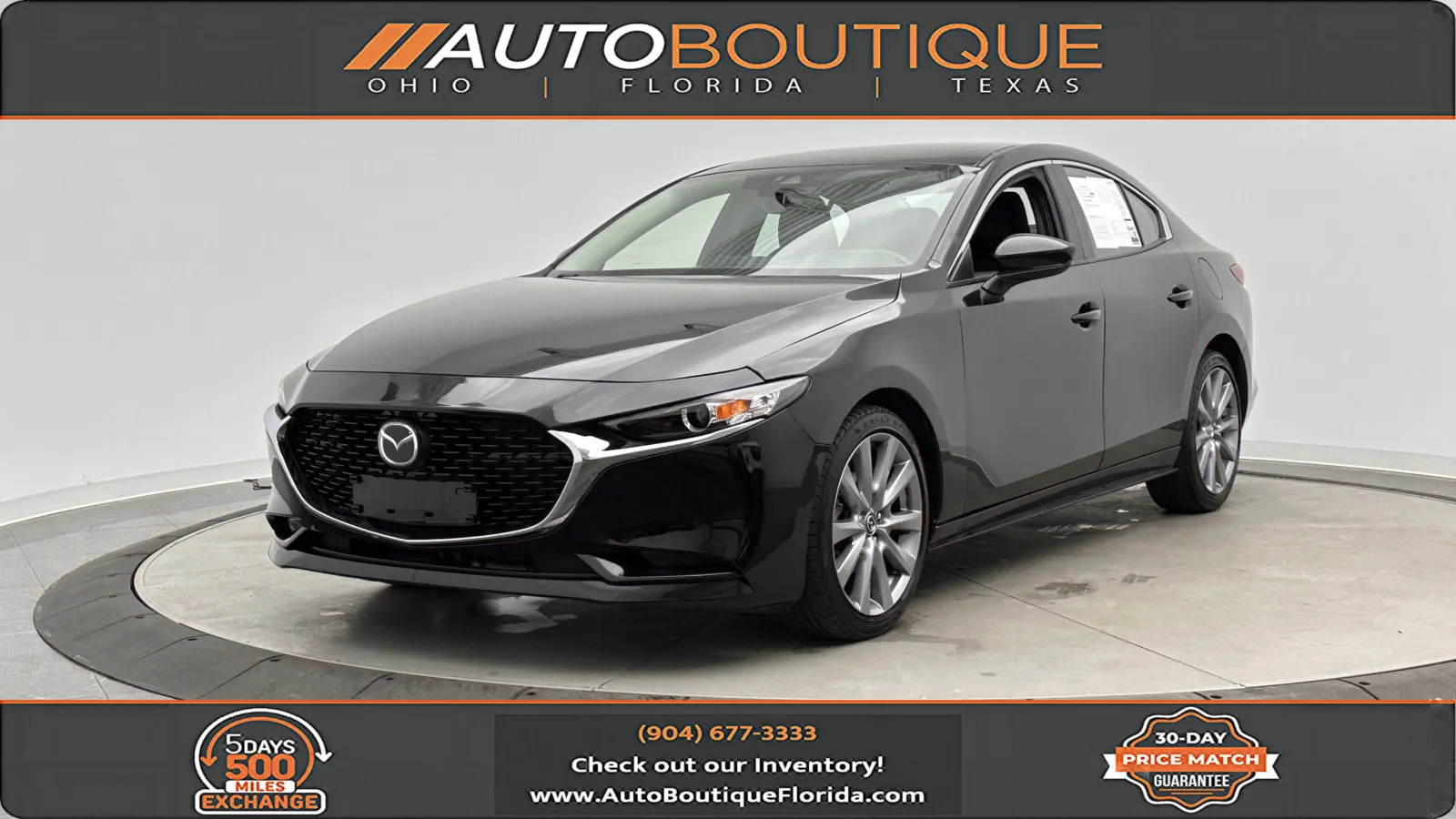 Black 2023 Mazda Mazda3 Sedan 2.5 S Select for sale in Jacksonville, FL