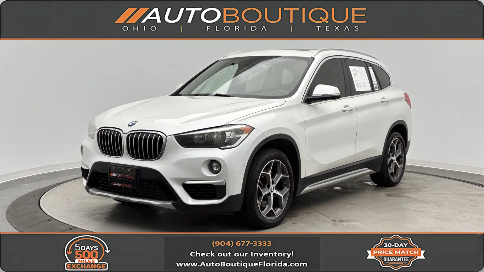White 2018 BMW X1 sDrive28i for sale in Jacksonville, FL