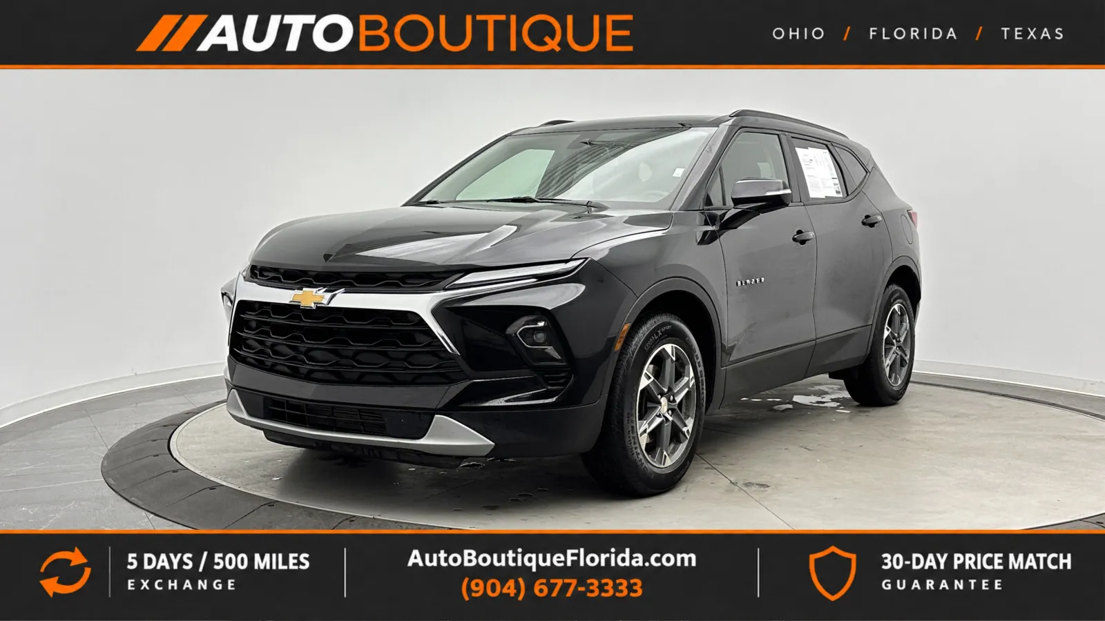 Black 2024 Chevrolet Blazer LT for sale in Jacksonville, FL