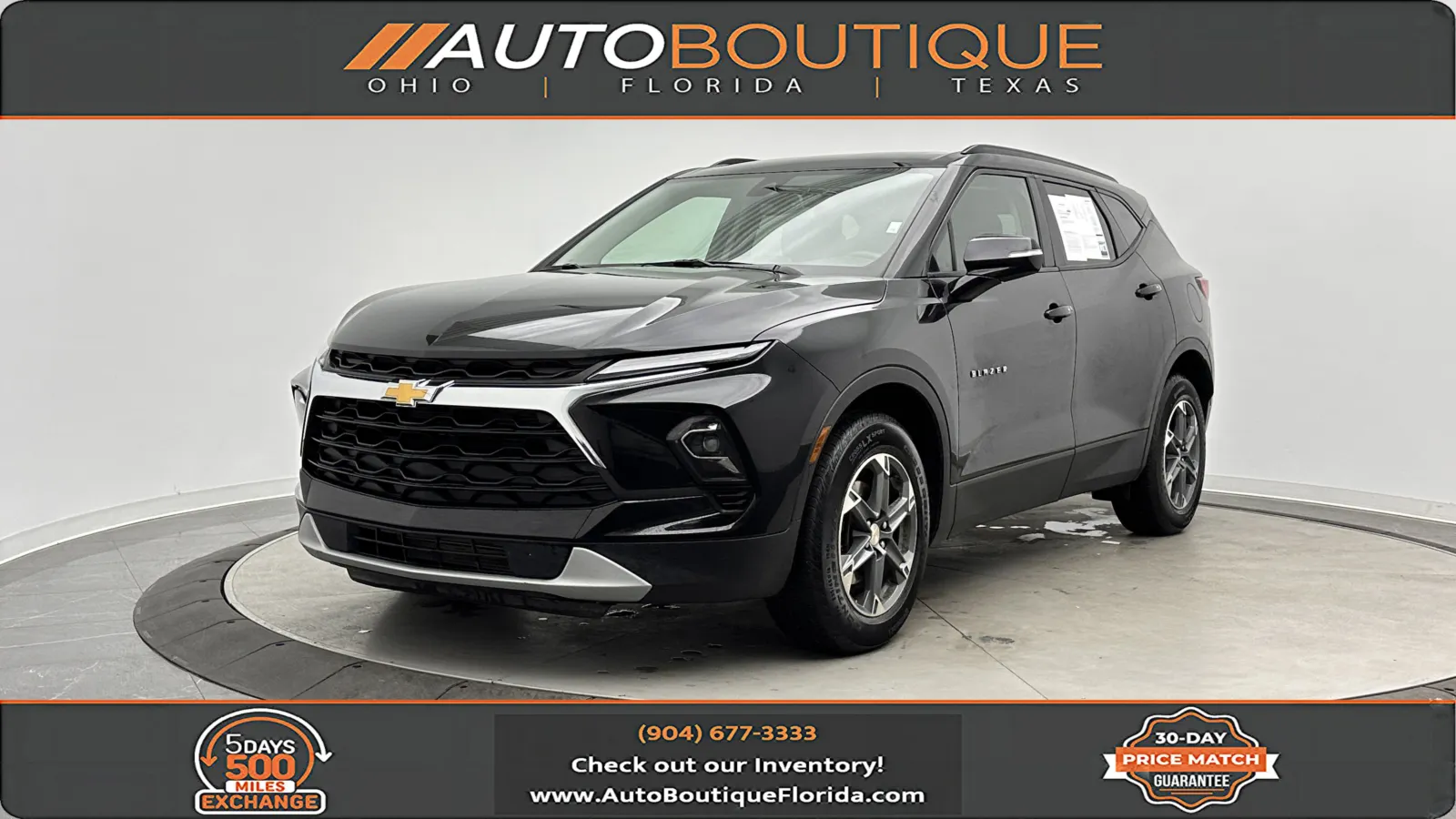 Black 2024 Chevrolet Blazer LT for sale in Jacksonville, FL