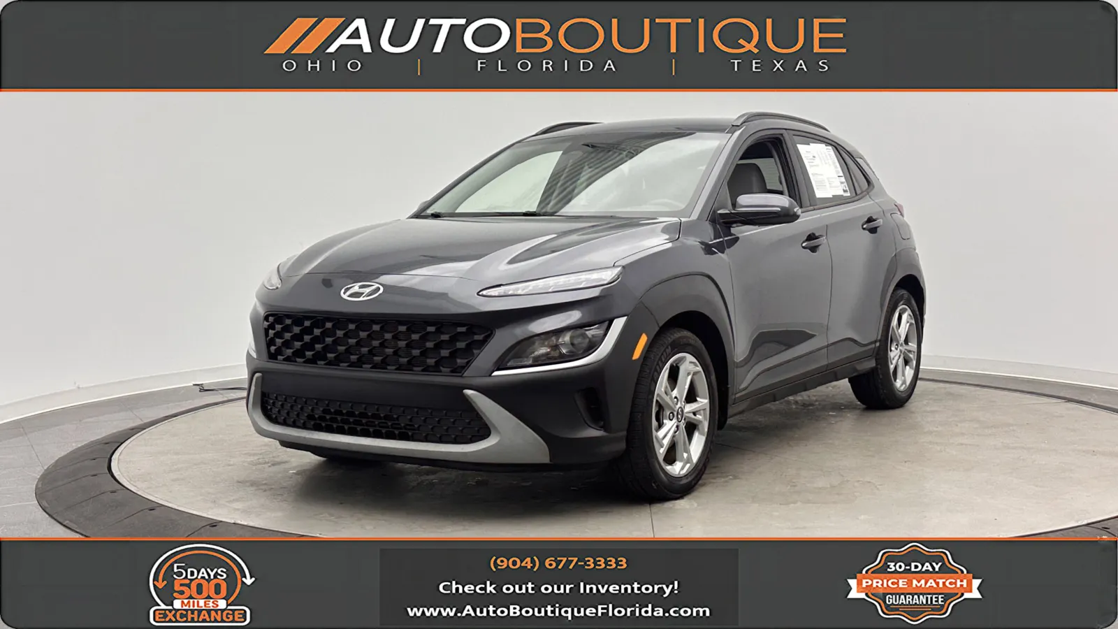 Gray 2022 Hyundai Kona SEL for sale in Jacksonville, FL