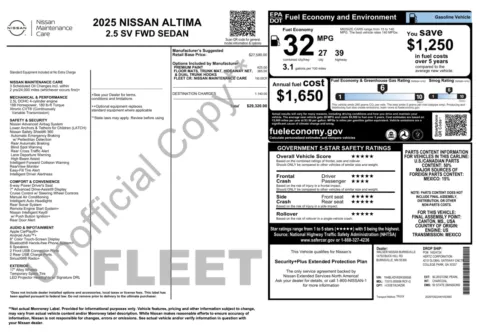 More photos of 2025 Nissan Altima SV at Auto Boutique Florida, FL