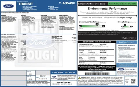 More photos of 2025 Ford Transit Cargo Van 250 at Auto Boutique Florida, FL