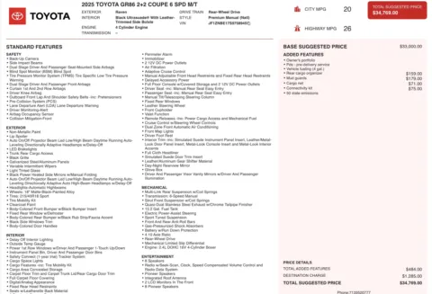 More photos of 2025 Toyota GR86 Premium at Auto Boutique Florida, FL