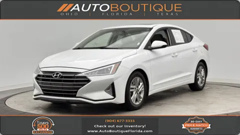 White 2020 Hyundai Elantra Value Edition for sale in Jacksonville, FL