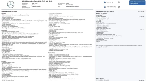 Photos of 2020 Mercedes-Benz GLC 300 for sale in Jacksonville, FL at Auto Boutique Florida