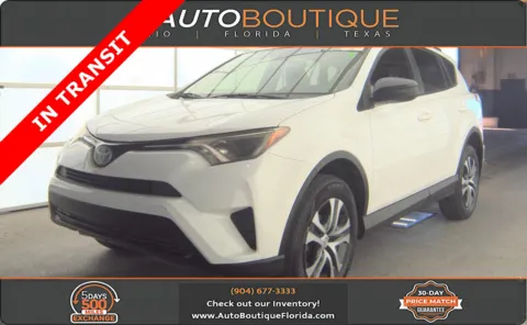 White 2017 Toyota RAV4 LE for sale in Jacksonville, FL