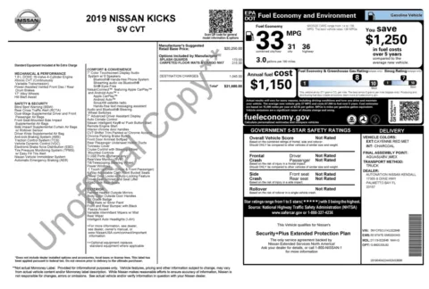Photos of 2019 Nissan Kicks SV for sale in Jacksonville, FL at Auto Boutique Florida