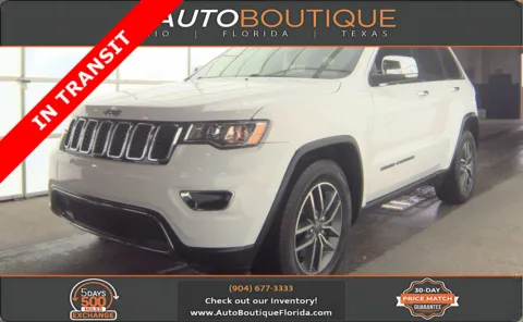 White 2019 Jeep Grand Cherokee Limited for sale in Jacksonville, FL