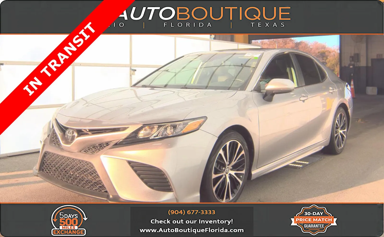 Silver 2019 Toyota Camry SE for sale in Jacksonville, FL