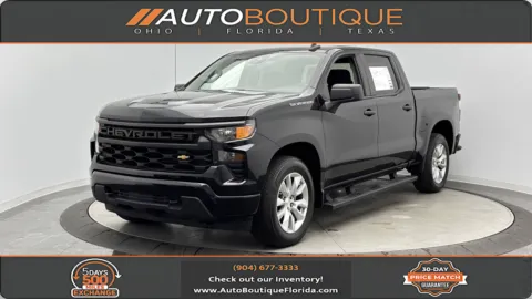 Black 2022 Chevrolet Silverado 1500 Custom for sale in Jacksonville, FL