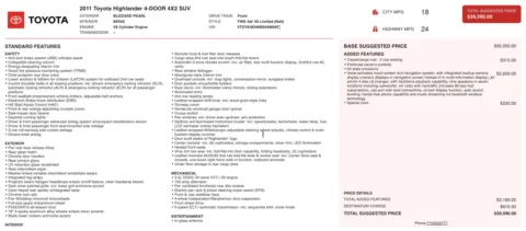 Photos of 2011 Toyota Highlander Limited for sale in Jacksonville, FL at Auto Boutique Florida