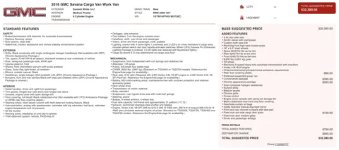 Photos of 2016 GMC Savana Cargo Van 2500 for sale in Jacksonville, FL at Auto Boutique Florida