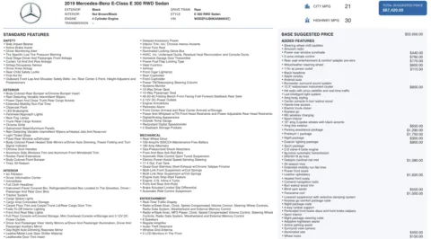 Photos of 2019 Mercedes-Benz E-Class E 300 for sale in Jacksonville, FL at Auto Boutique Florida