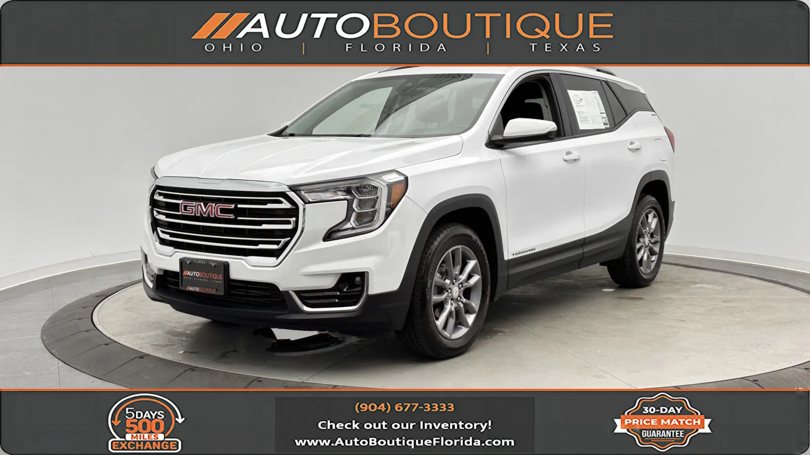 White 2022 GMC Terrain SLT for sale in Jacksonville, FL