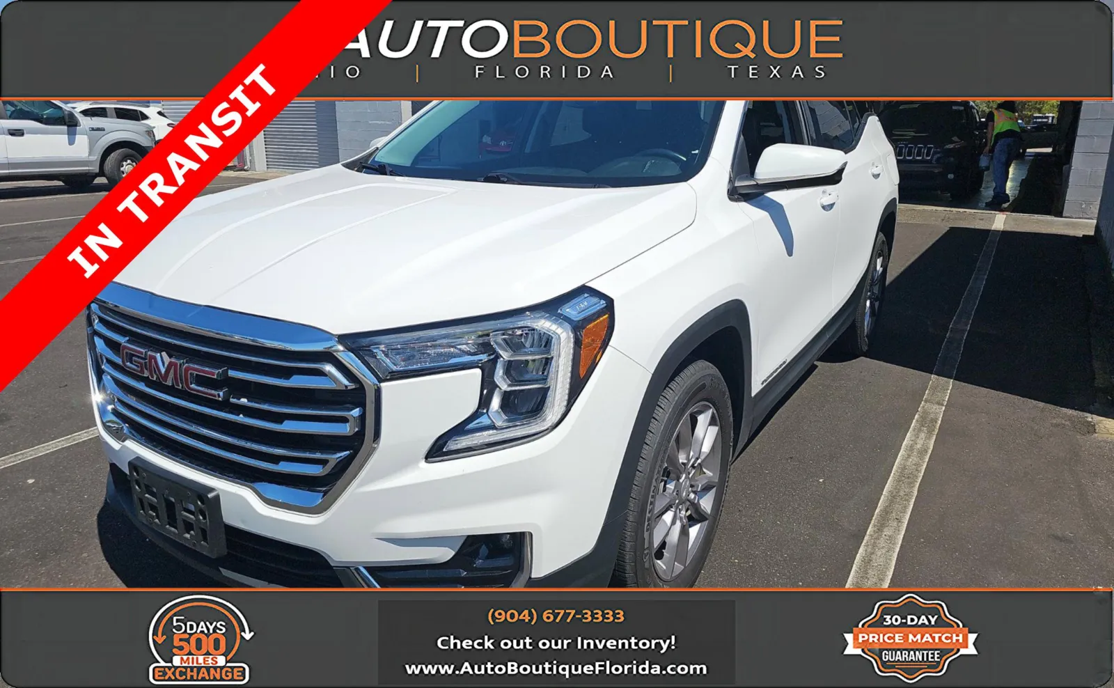 White 2022 GMC Terrain SLT for sale in Jacksonville, FL