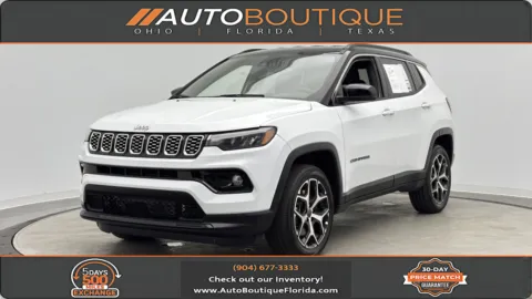 White 2025 Jeep Compass Limited for sale in Jacksonville, FL