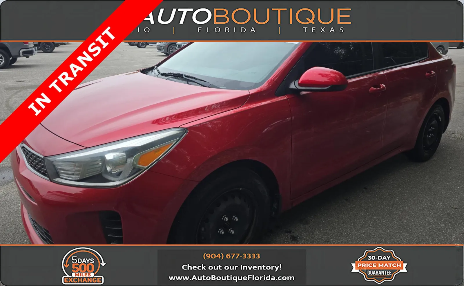 Red 2020 Kia Rio S for sale in Jacksonville, FL