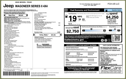 More photos of 2025 Jeep Wagoneer Series II at Auto Boutique Florida, FL